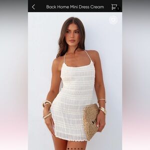 NWT White Fox Back Home Mini Dress